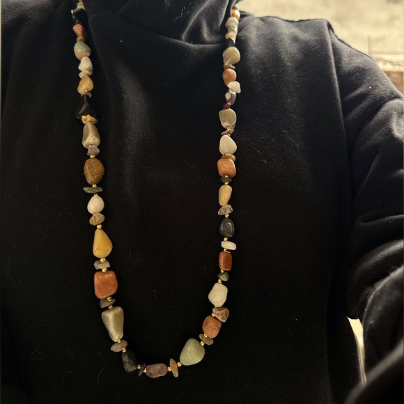 Natural mixed maxi stones necklace - Picture 6 of 7